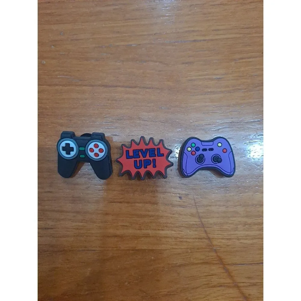 Lot Of 3 Video Gamers‎ Themed Croc Charm Jibz Games Game Controllers Lost
